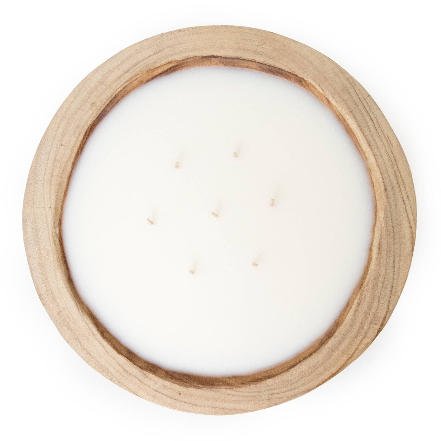 Paulownia Wood Round Candle - TheBOX
