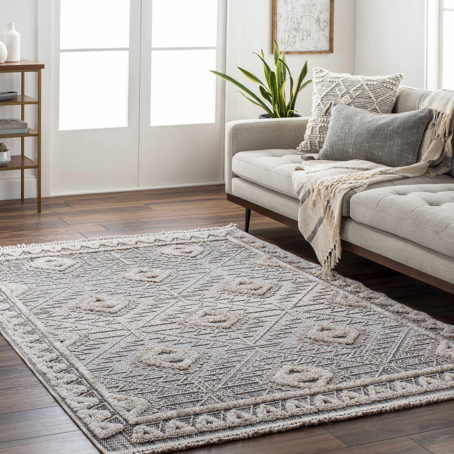 Agoo High-Low Pile Rustic Rug - TheBOX
