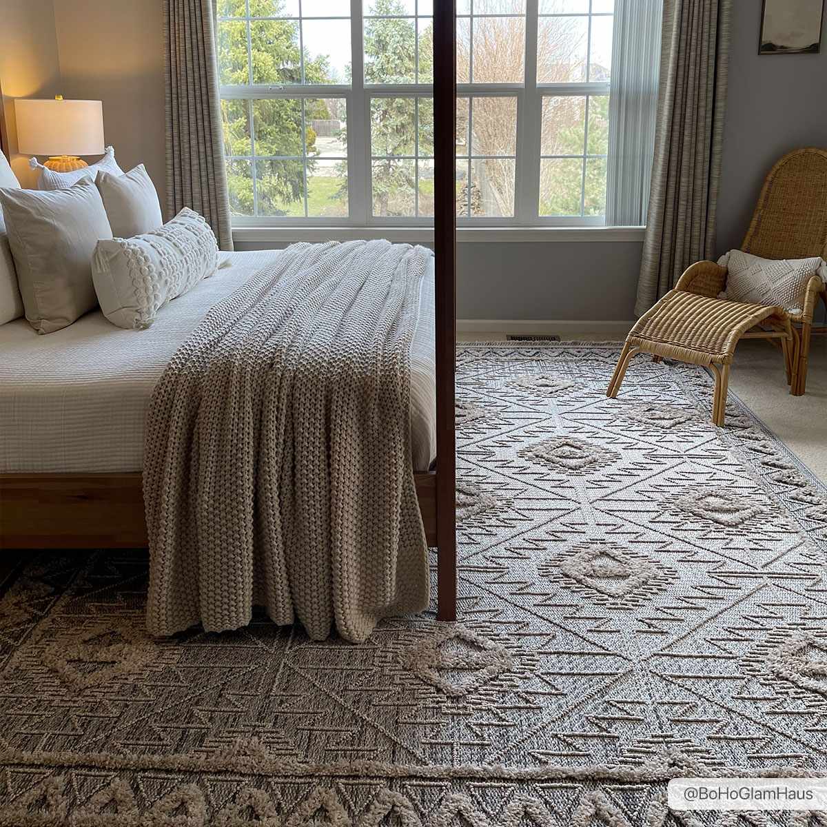 Agoo High-Low Pile Rustic Rug - TheBOX
