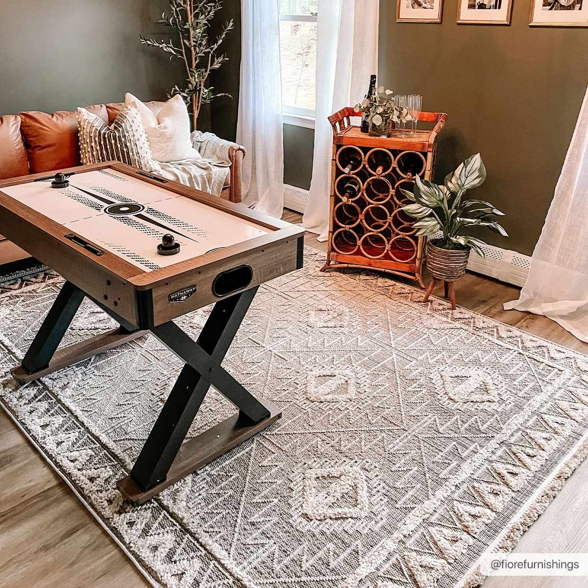 Agoo High-Low Pile Rustic Rug - TheBOX