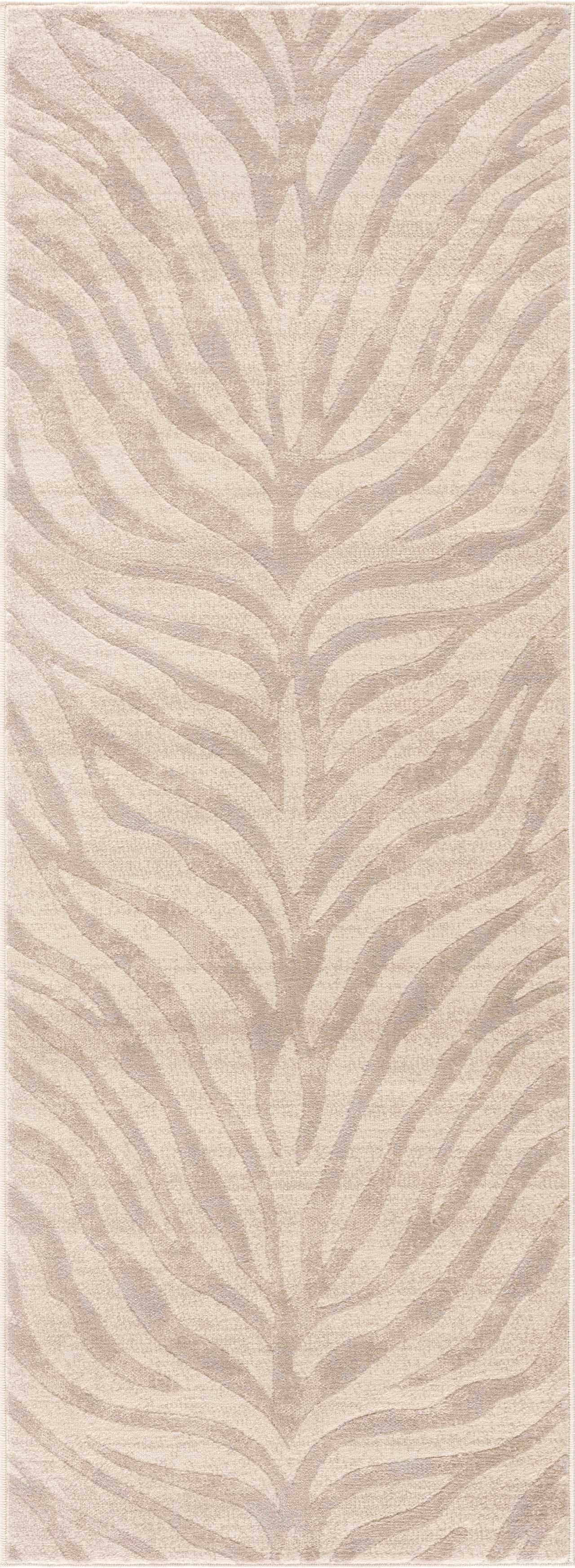 Beige Manteca Zebra Print Area Rug - TheBOX
