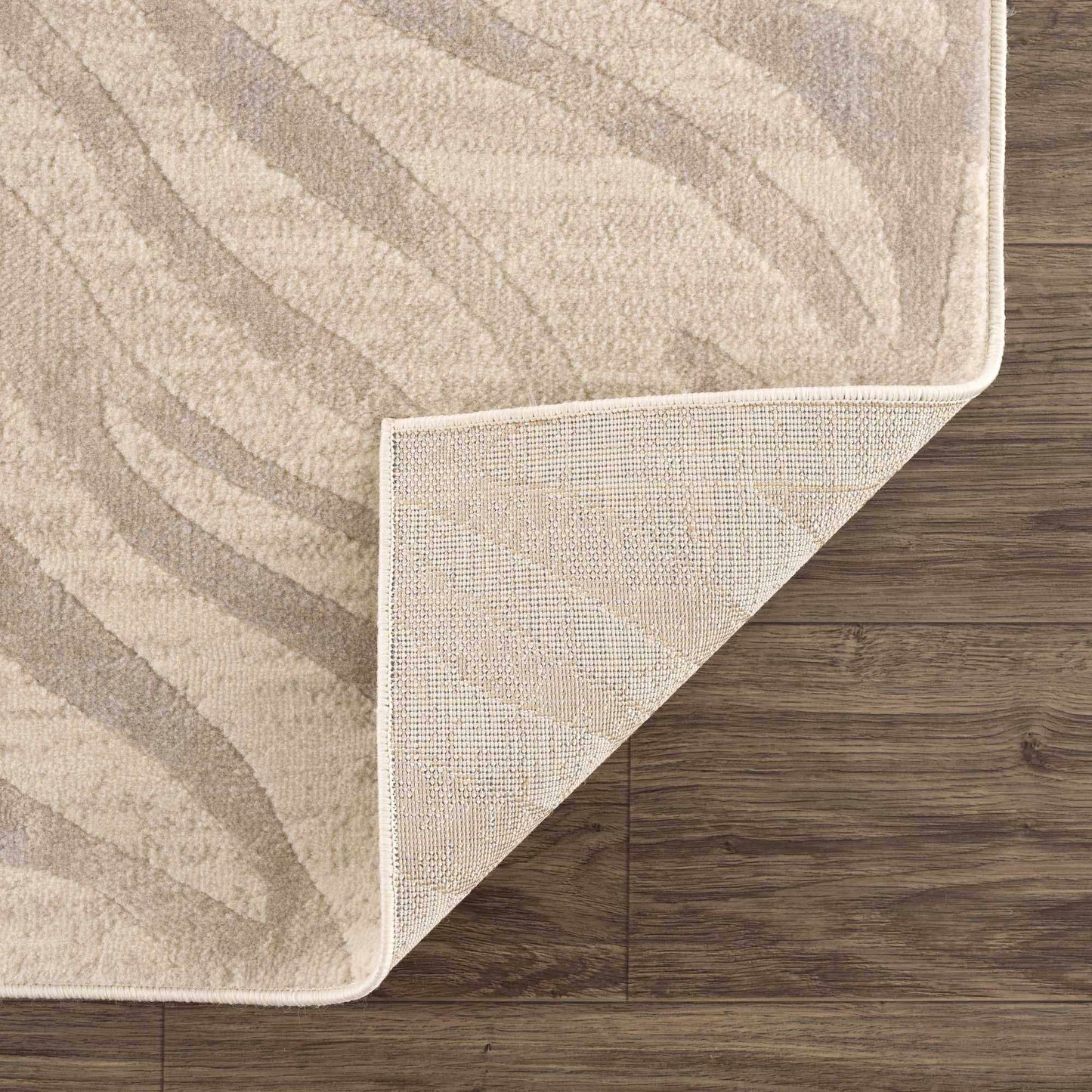 Beige Manteca Zebra Print Area Rug - TheBOX