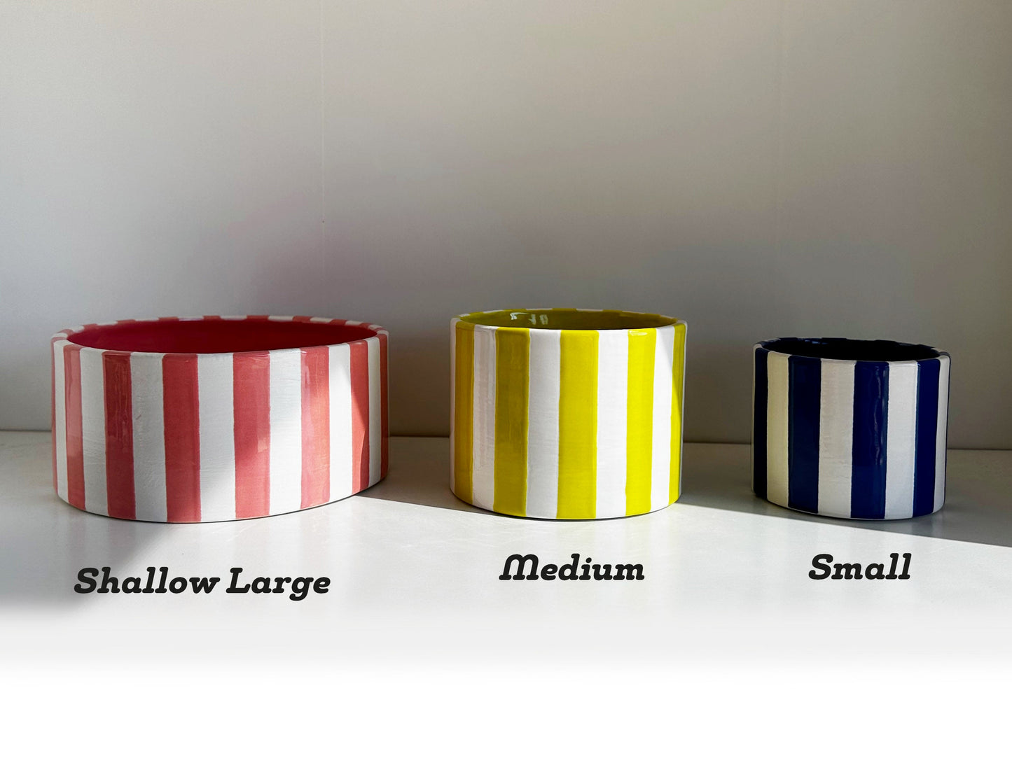 Big Top Stripes Handpoured Candle & Vase - TheBOX