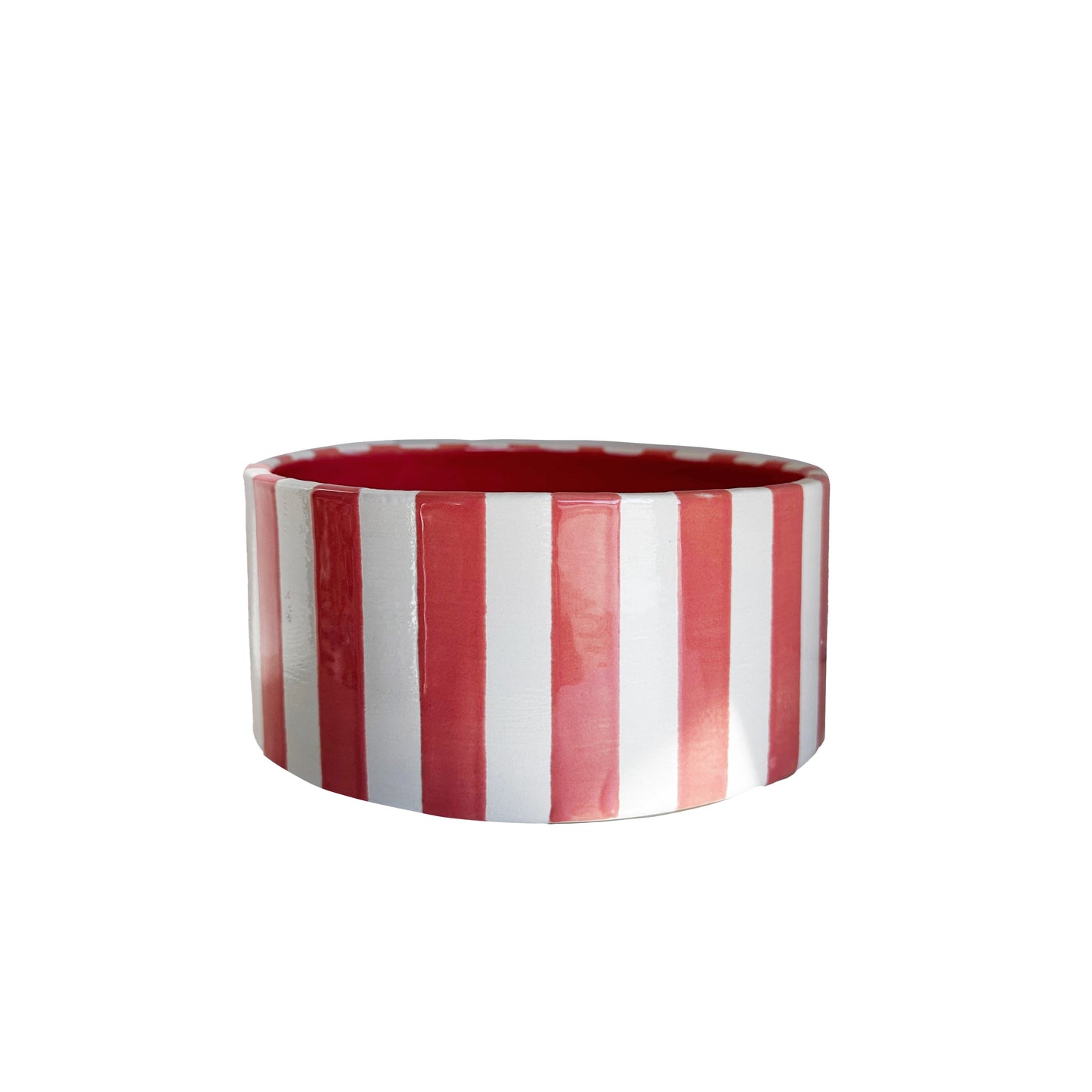 Big Top Stripes Handpoured Candle & Vase - TheBOX