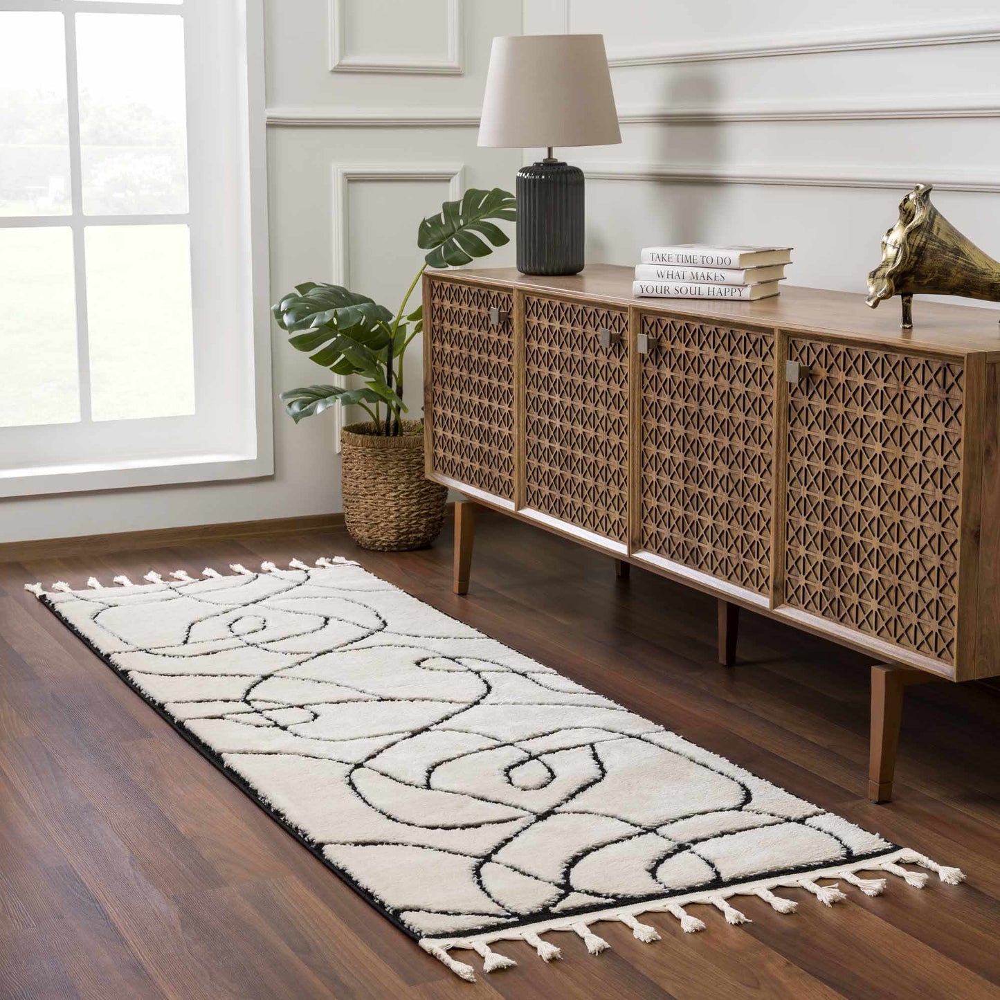 Azana Black & White Area Rug - TheBOX