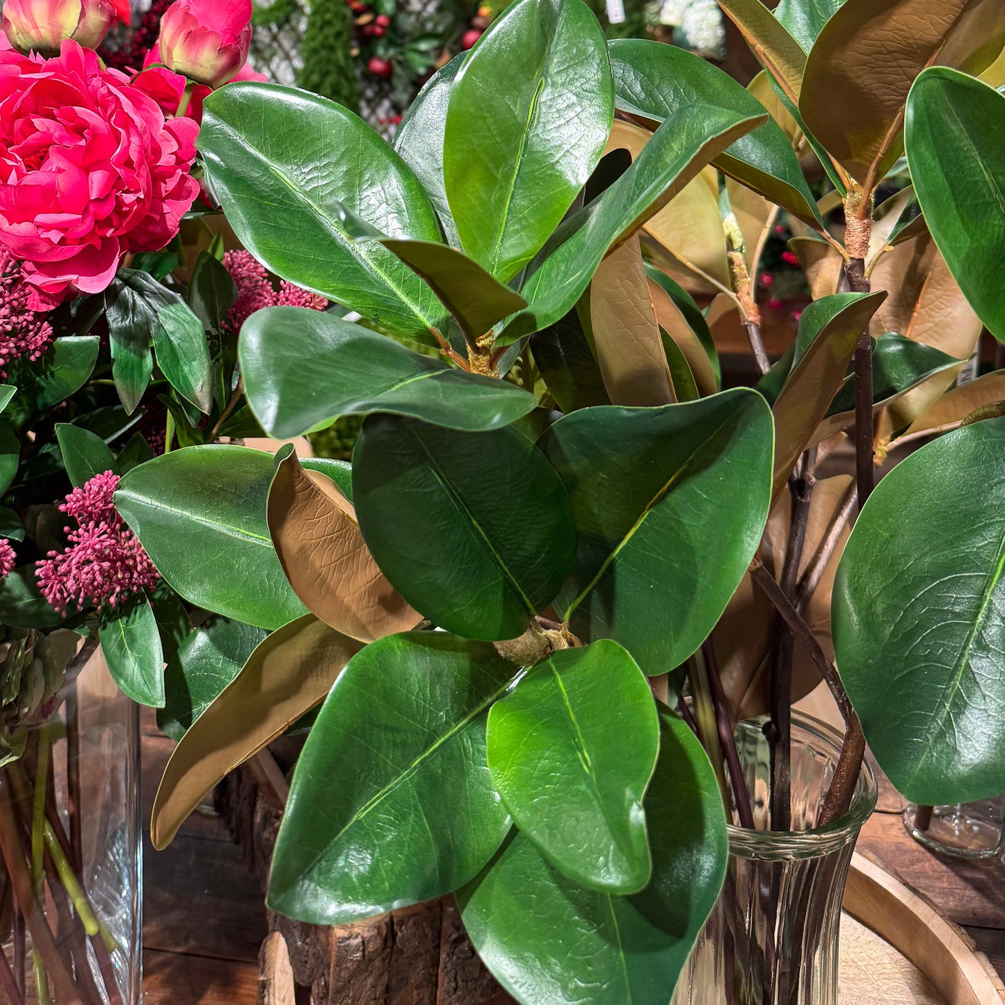 A MAGNOLIA LEAF BRANCH - 24 INCH - TheBOX