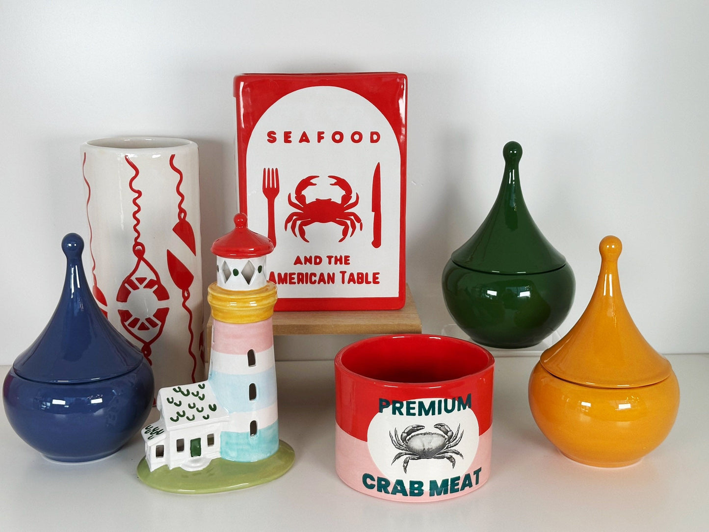Teardrop Jars in Ruby Red - TheBOX