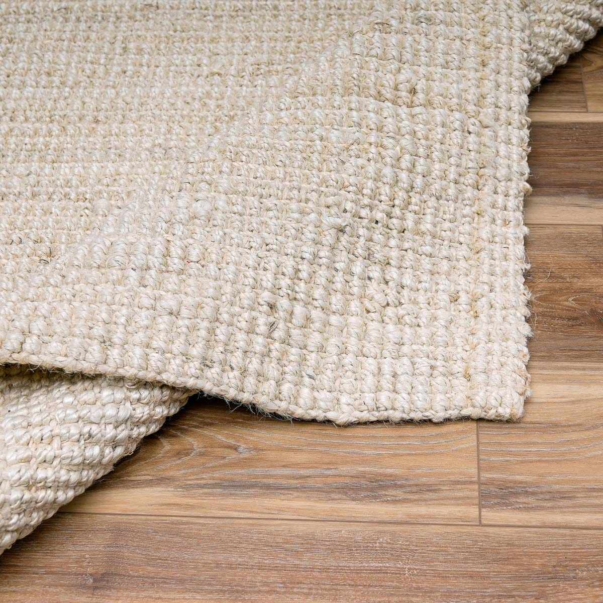Ambel Cream Jute Rug - TheBOX