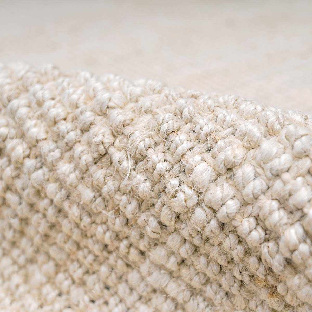 Ambel Cream Jute Rug - TheBOX