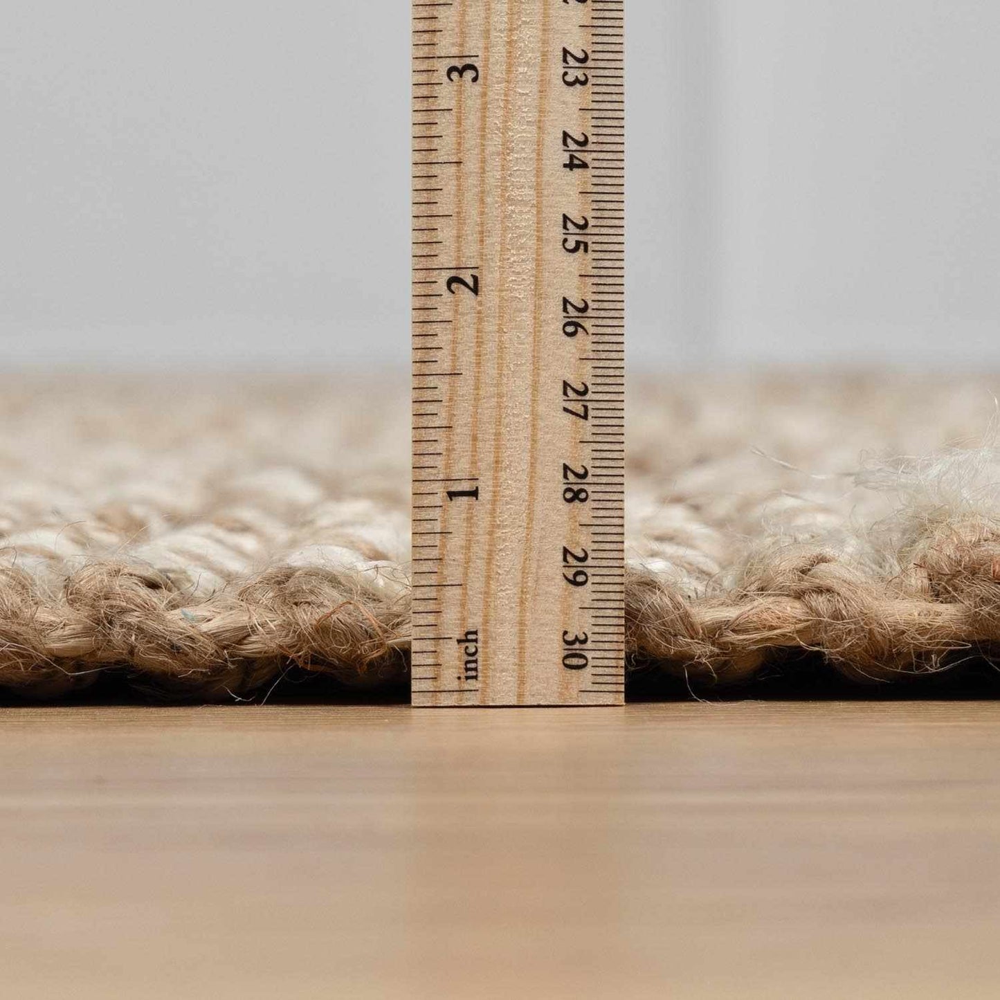 Ambel Tan&Brown Jute Rug - TheBOX