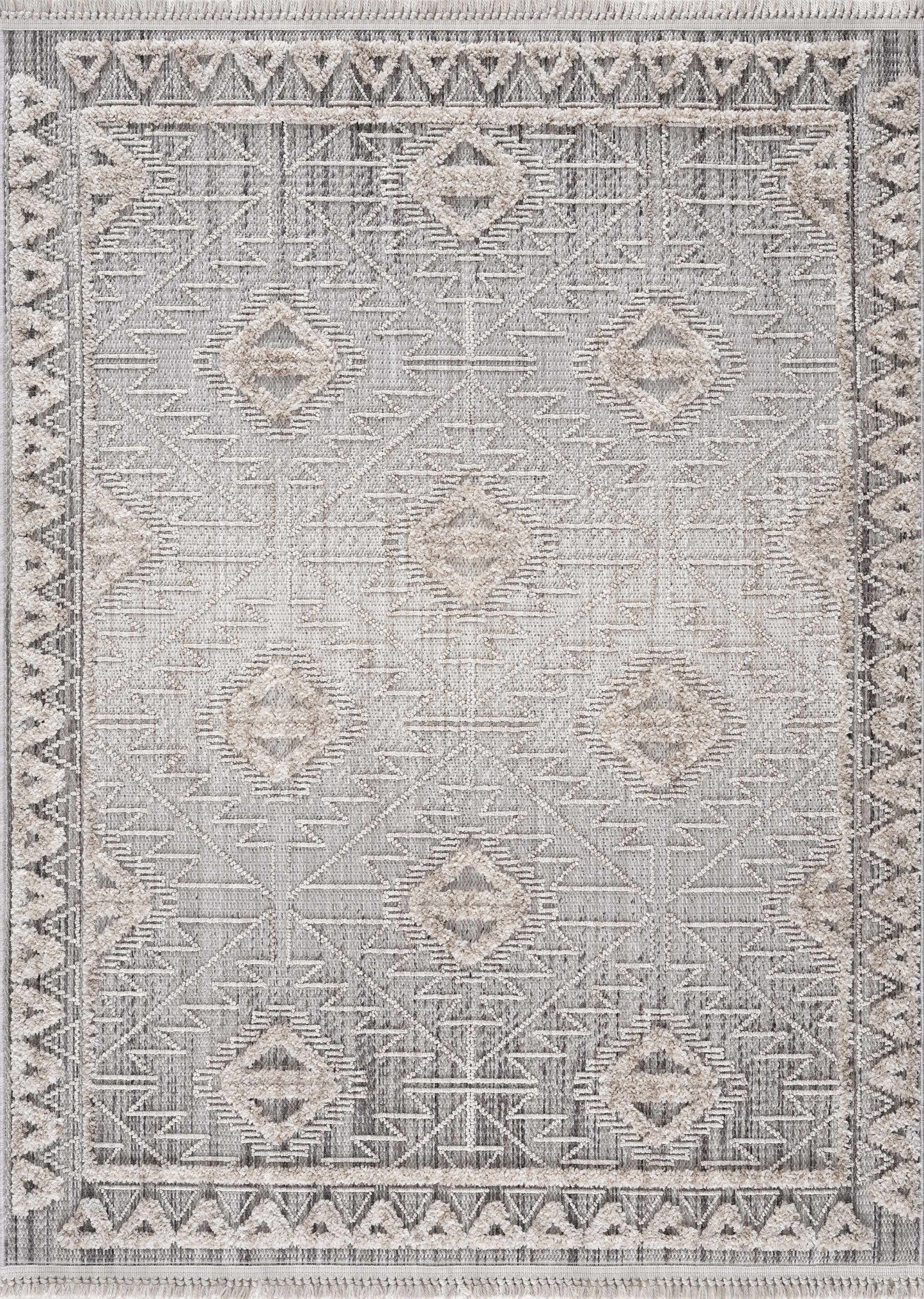 Agoo High-Low Pile Rustic Rug - TheBOX