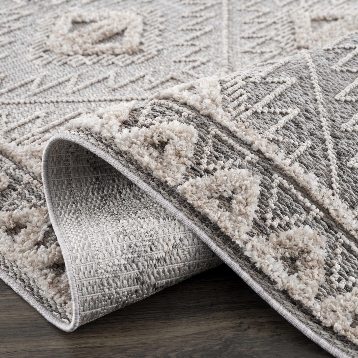 Agoo High-Low Pile Rustic Rug - TheBOX