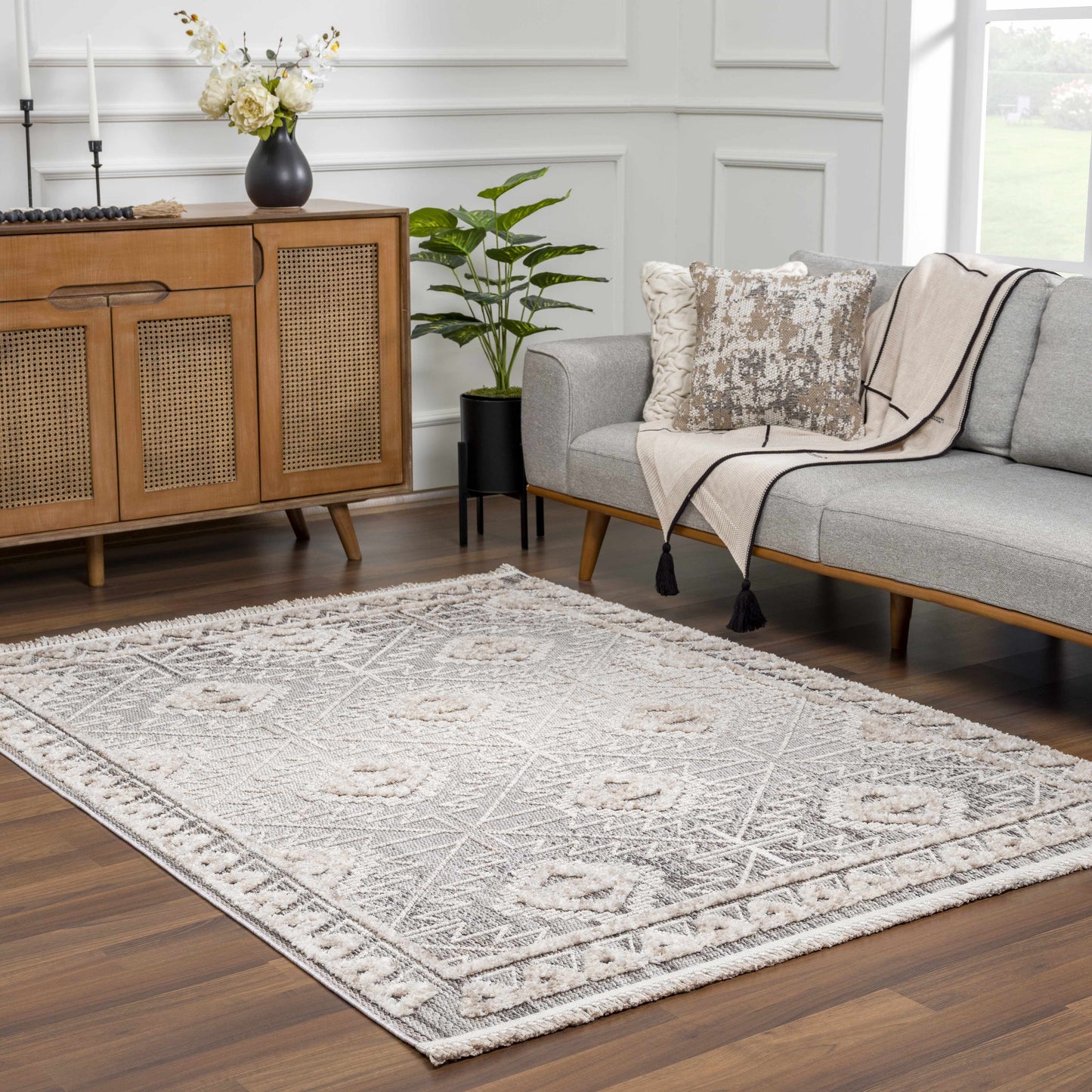 Agoo High-Low Pile Rustic Rug - TheBOX