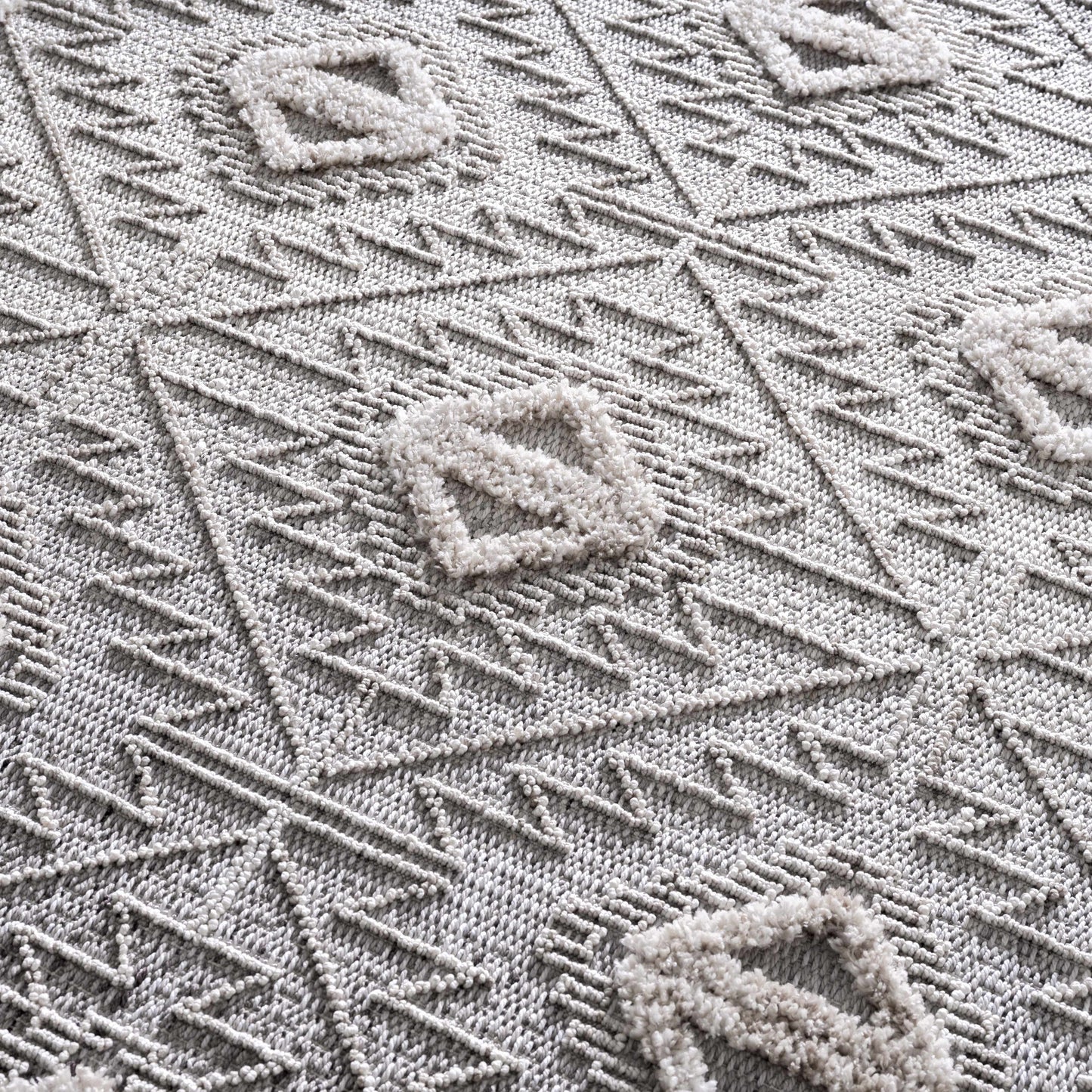 Agoo High-Low Pile Rustic Rug - TheBOX