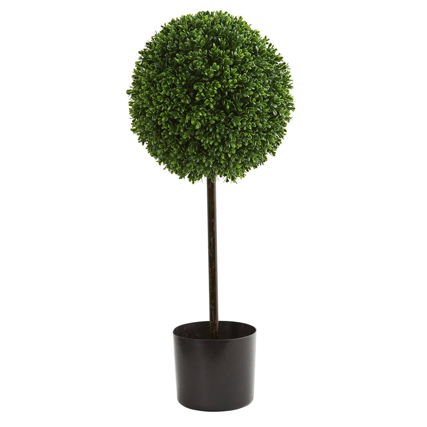 2.5’ Boxwood Ball Artificial Topiary Tree UV Resistant (Indoor/Outdoor) - TheBOX