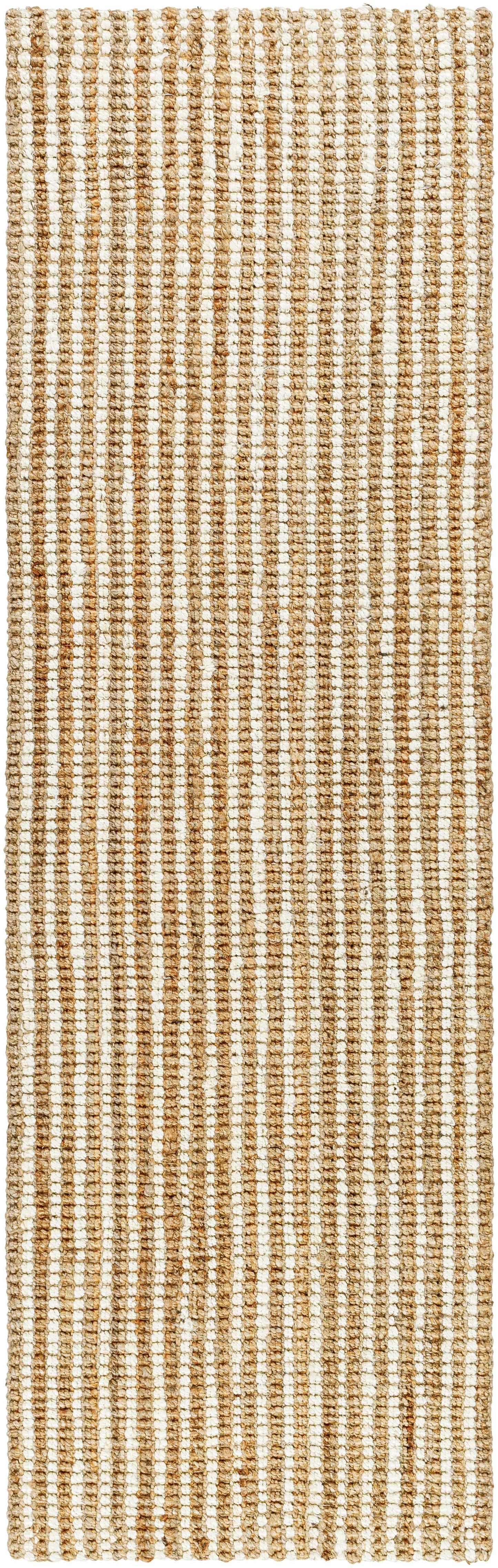 Ambel Tan&Brown Jute Rug - TheBOX
