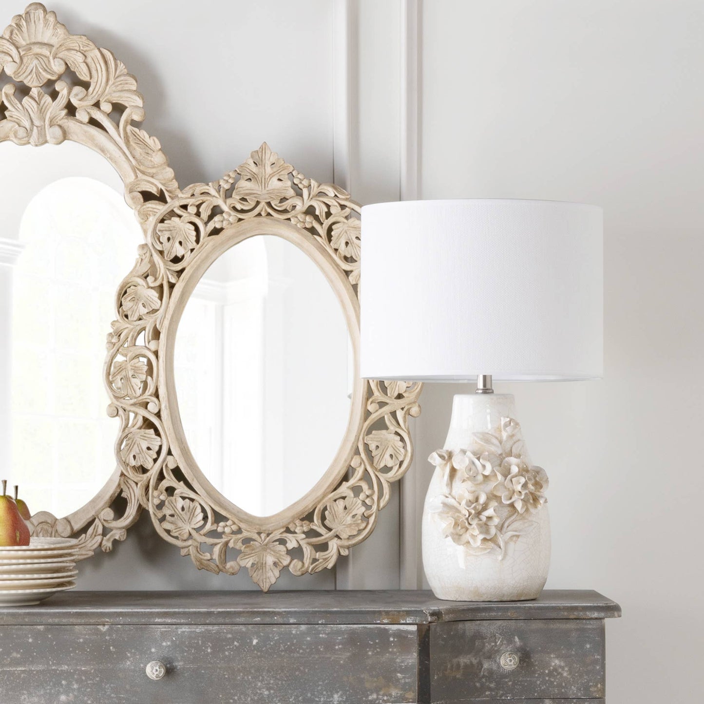 Rose de Jardin Ceramic Lamp - TheBOX