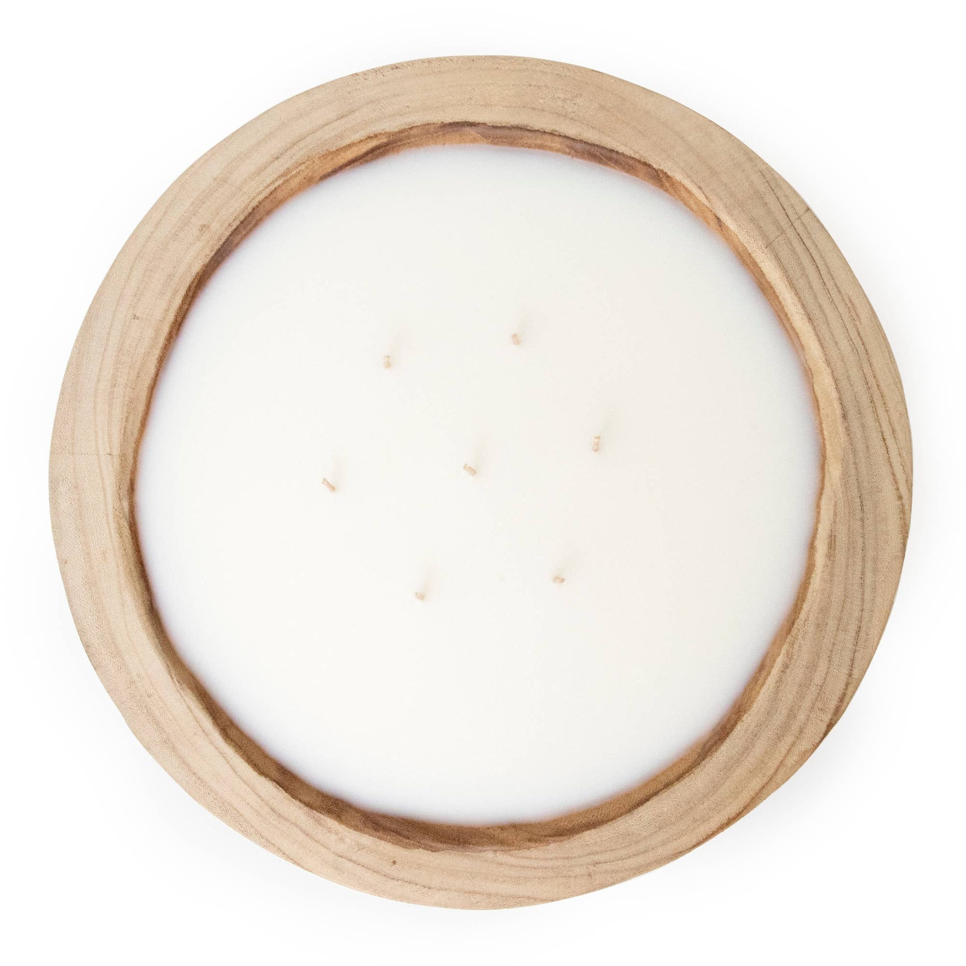 Paulownia Wood Round Candle - TheBOX