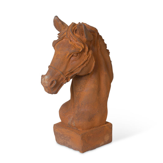 Thoroughbred Cast Iron Bust - TheBOX