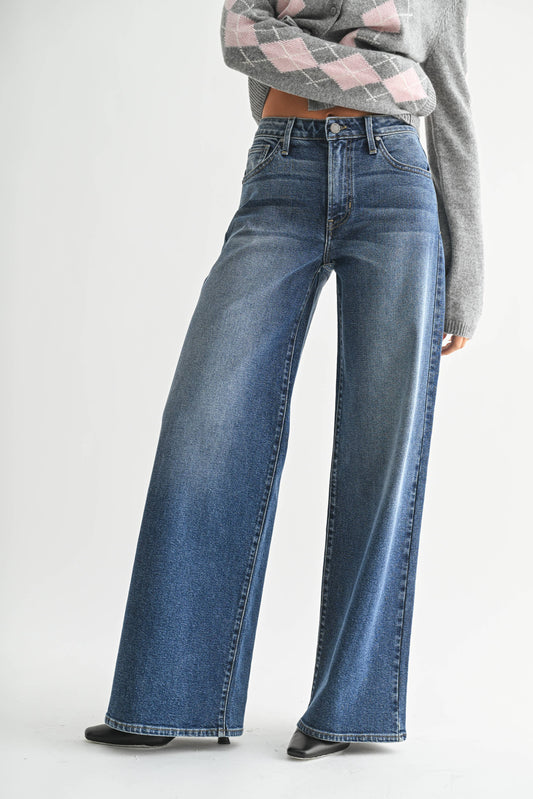 The Jolie Vintage High-Rise Wide Leg Jeans