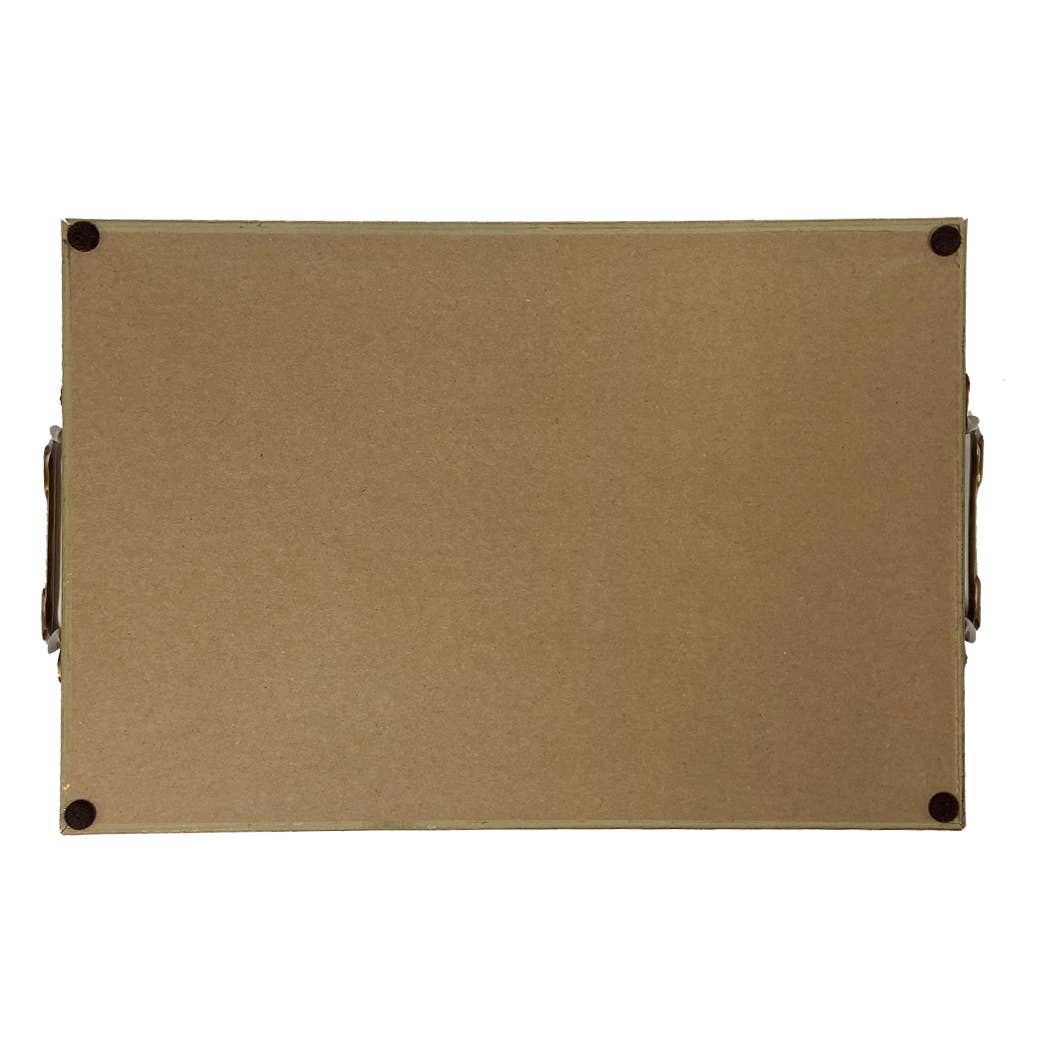 Saddled Horse Tray w/ Brass Handles - TheBOX