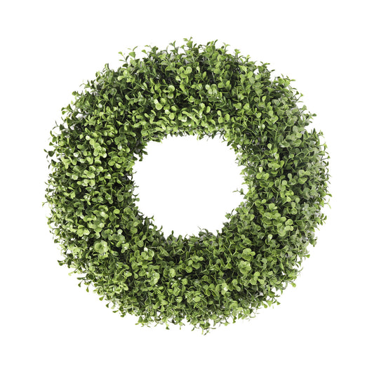 UV Boxwood Round Wreath 17.5 Inch - TheBOX