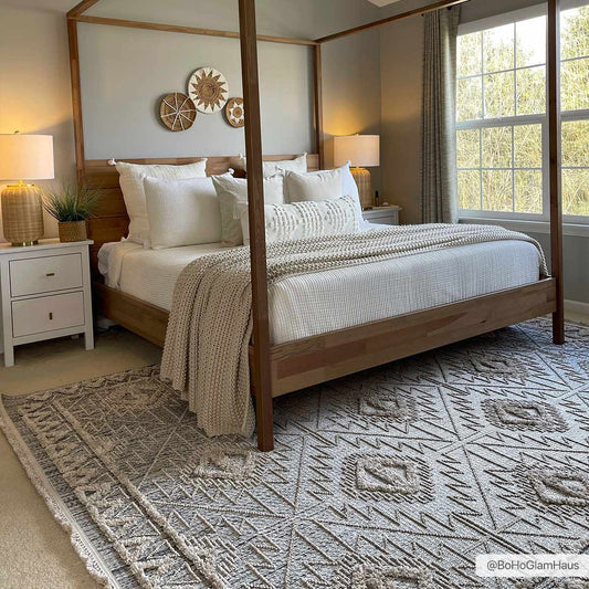 Agoo High-Low Pile Rustic Rug - TheBOX