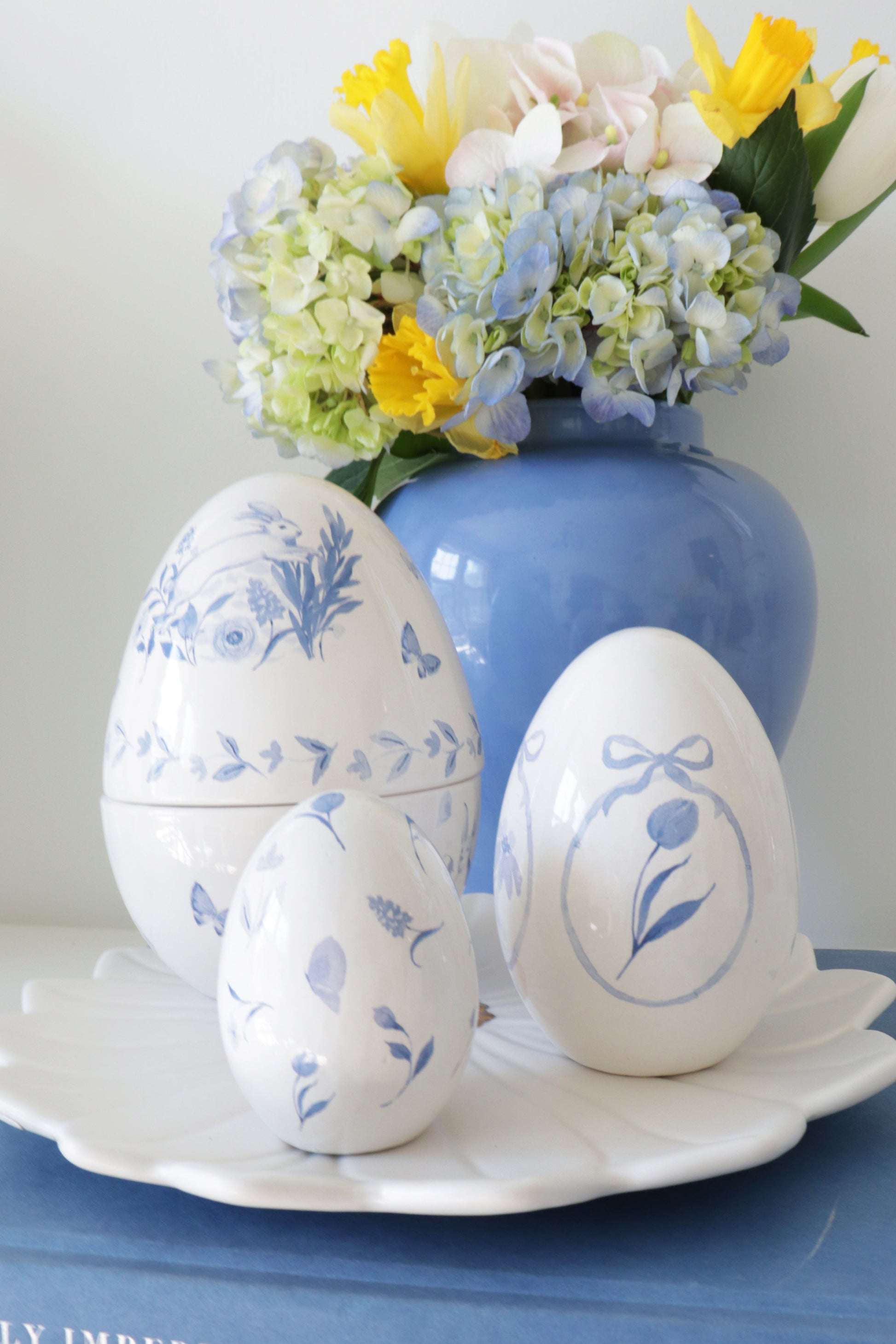 French Blue Ginger Jars - TheBOX
