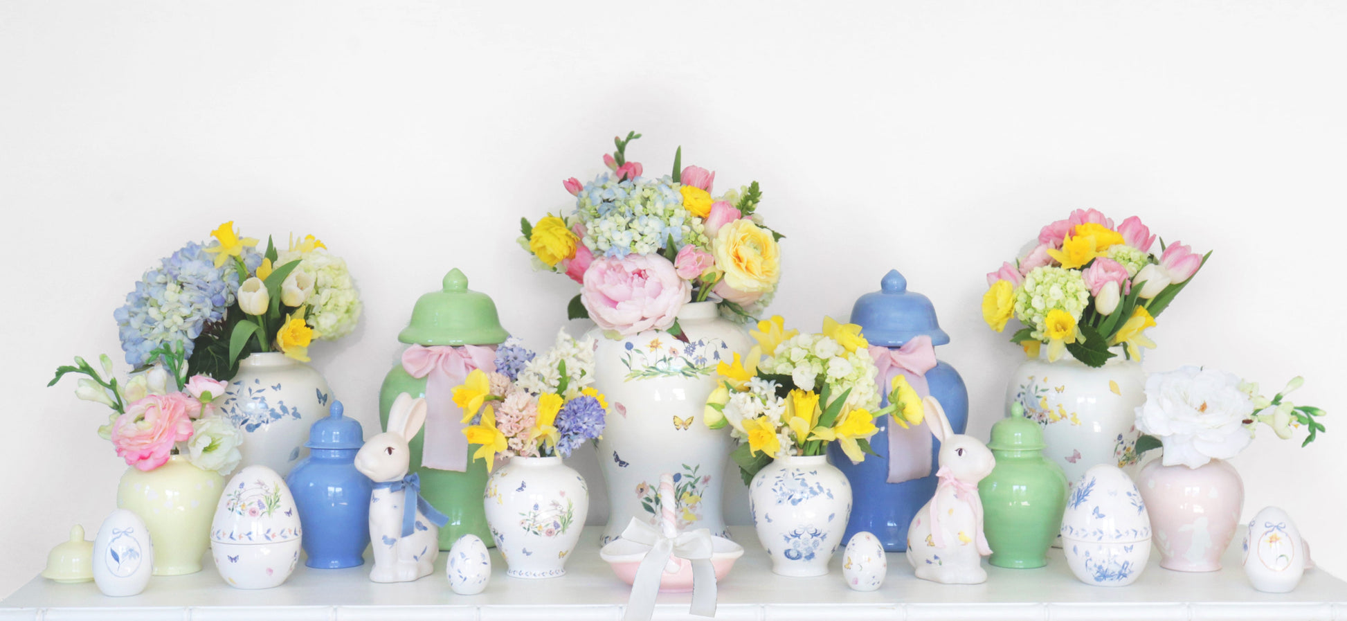 French Blue Ginger Jars - TheBOX