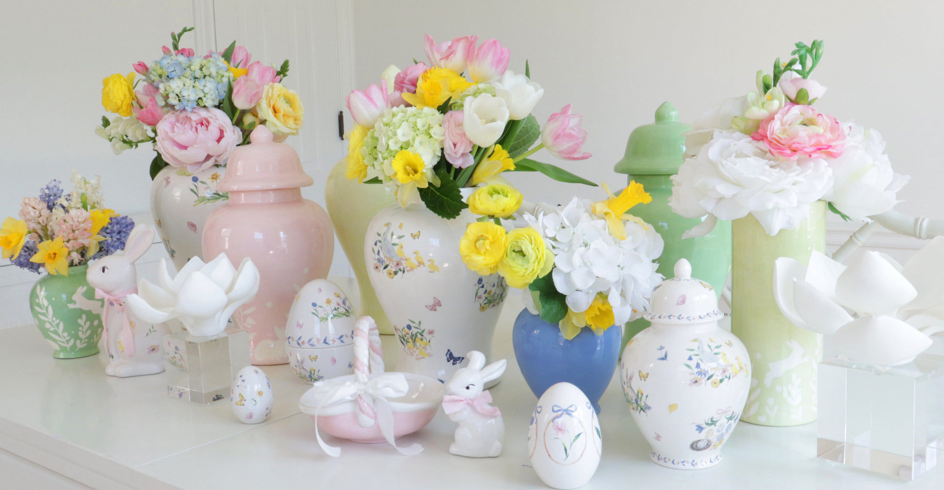 French Blue Ginger Jars - TheBOX