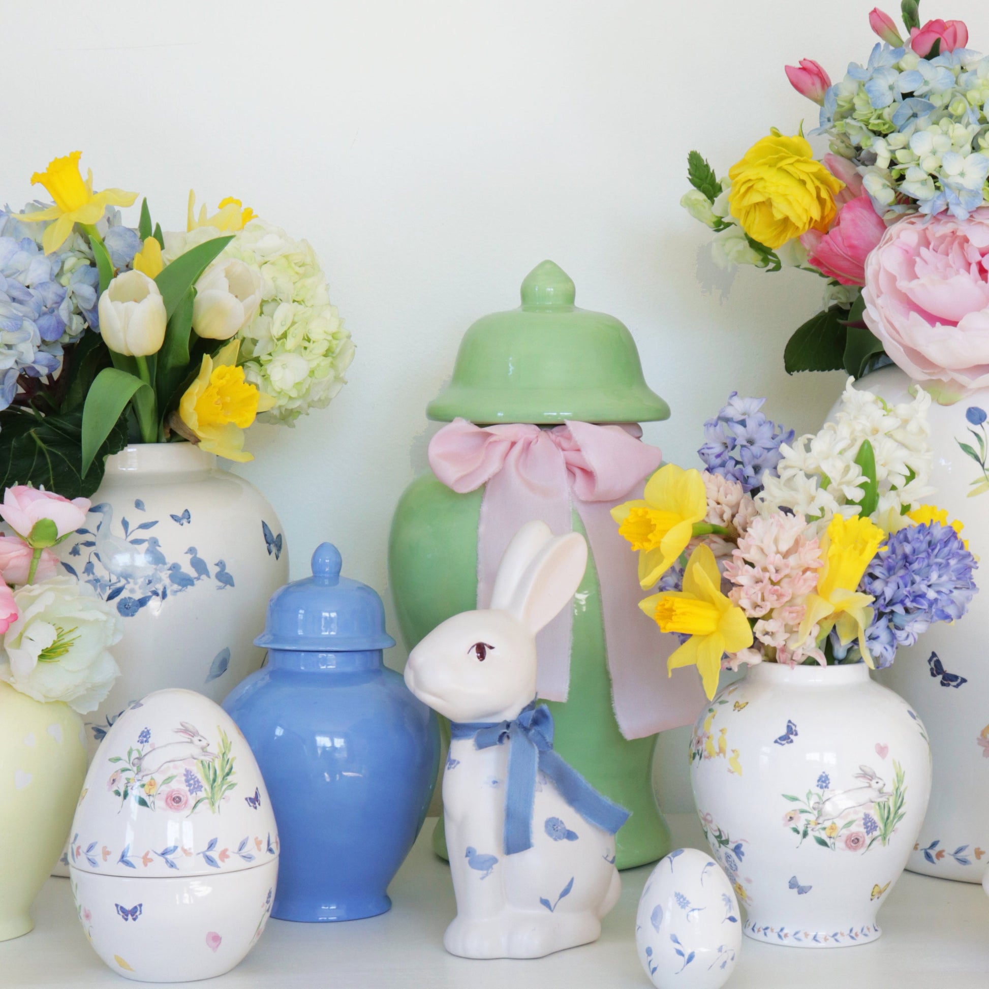 French Blue Ginger Jars - TheBOX