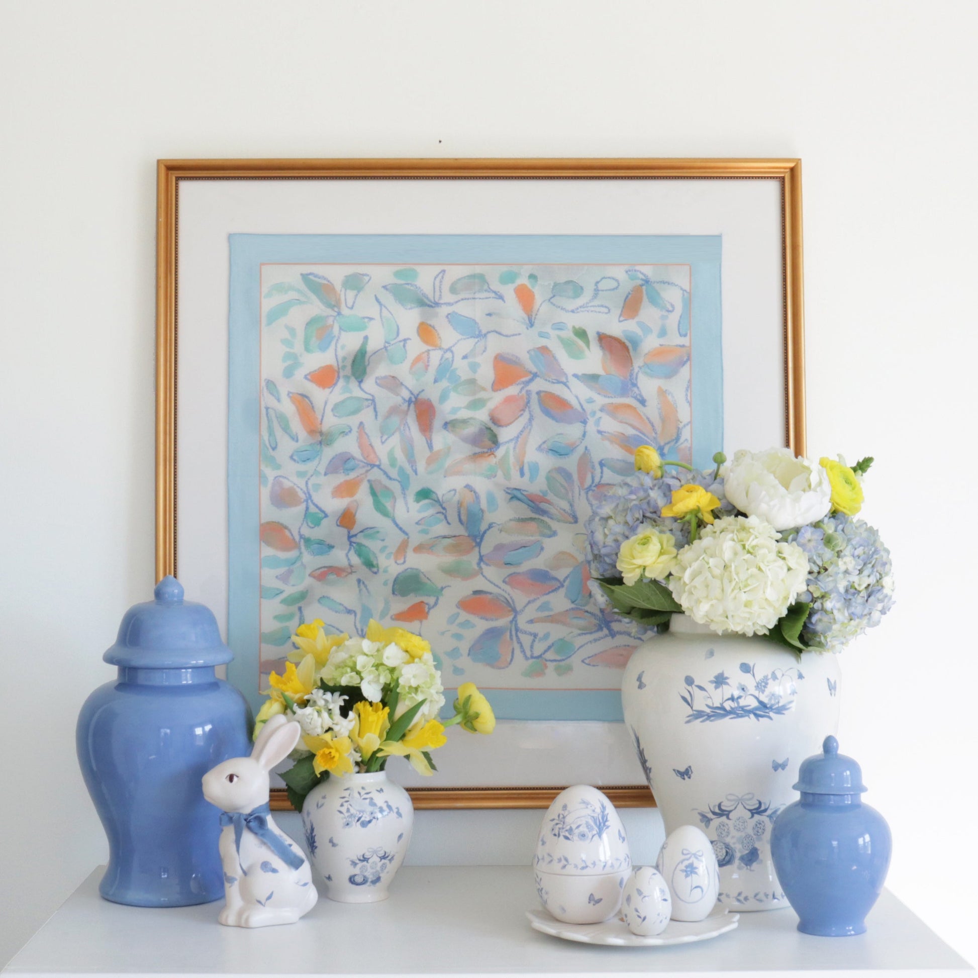French Blue Ginger Jars - TheBOX