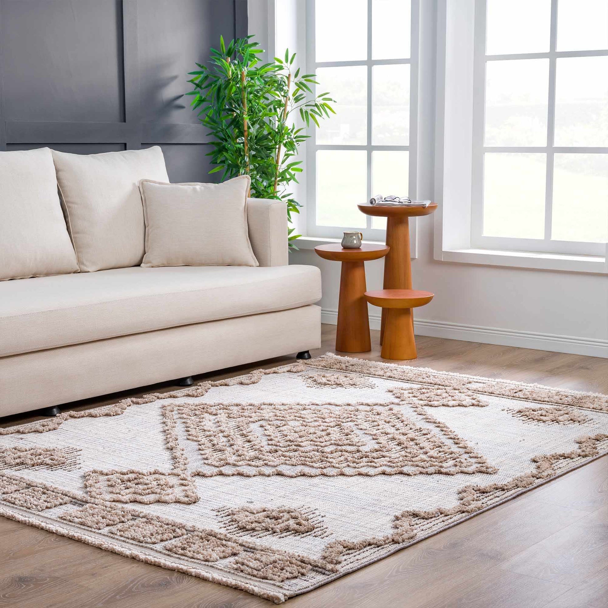 Ampusungan High-Low Rustic Rug - TheBOX