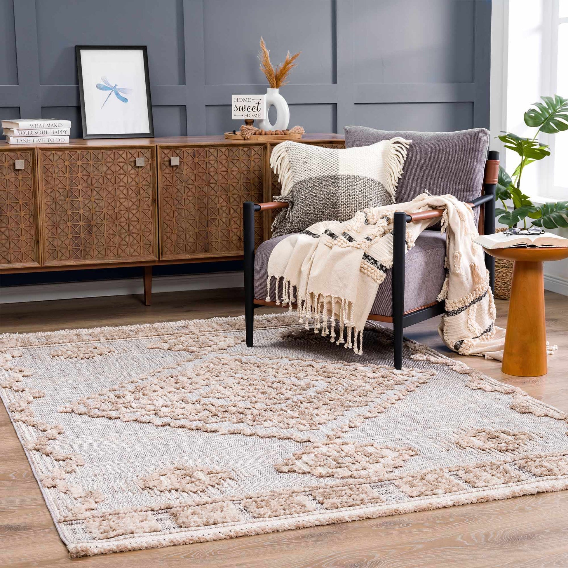 Ampusungan High-Low Rustic Rug - TheBOX