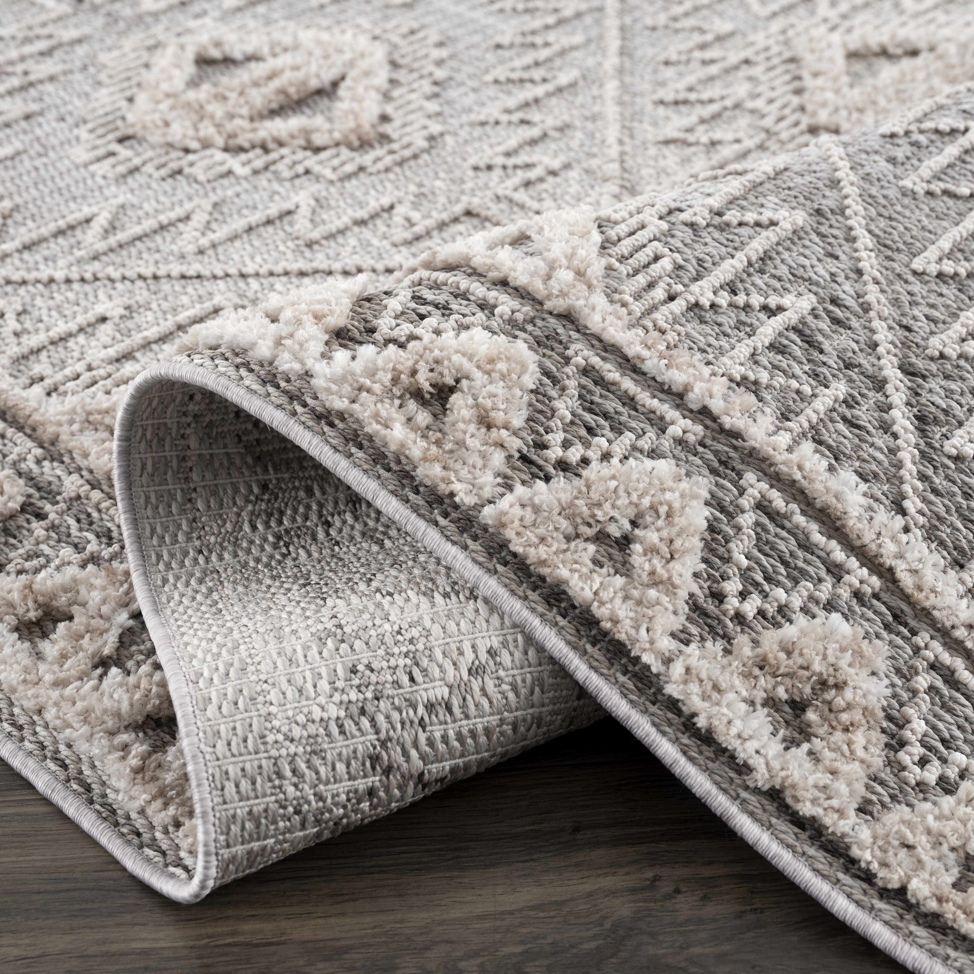 Agoo High-Low Pile Rustic Rug - TheBOX