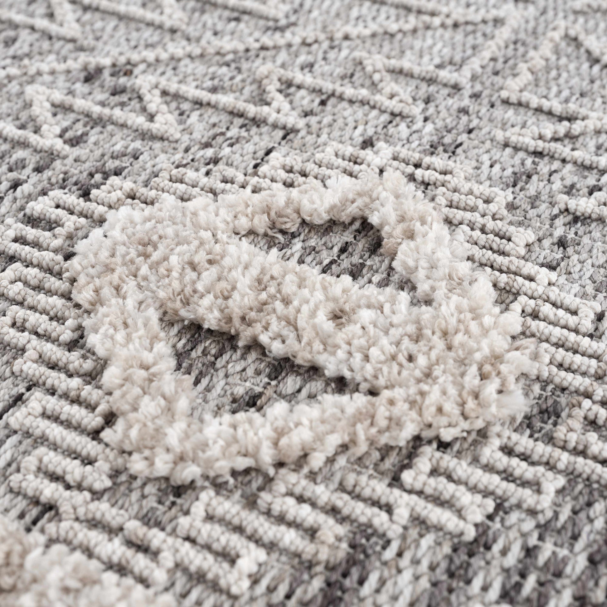 Agoo High-Low Pile Rustic Rug - TheBOX