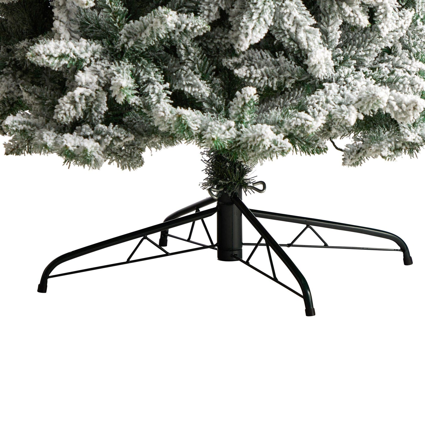 10’ Slim Flocked Montreal Fir Artificial Christmas Tree - TheBOX