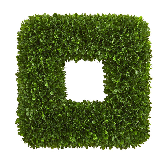 17” Tea Leaf Square Wreath UV Resistant (Indoor / Outdoor) - TheBOX