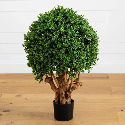 3' Boxwood Artificial Topiary Tree - TheBOX