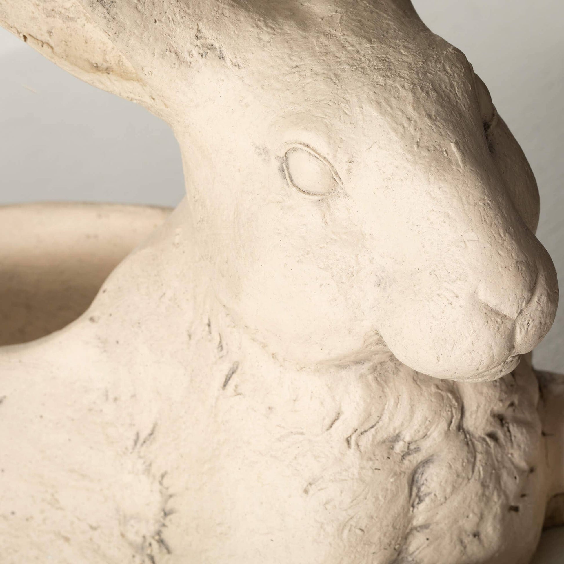 RECLINING CREAM HARE PLANTER - TheBOX
