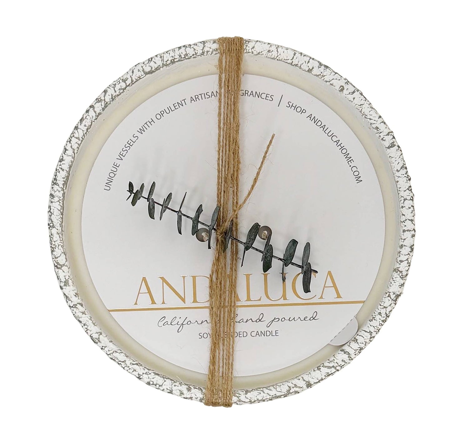 Rustic Earthenware Pedestal Candle: Palo Santo Fragrance - TheBOX