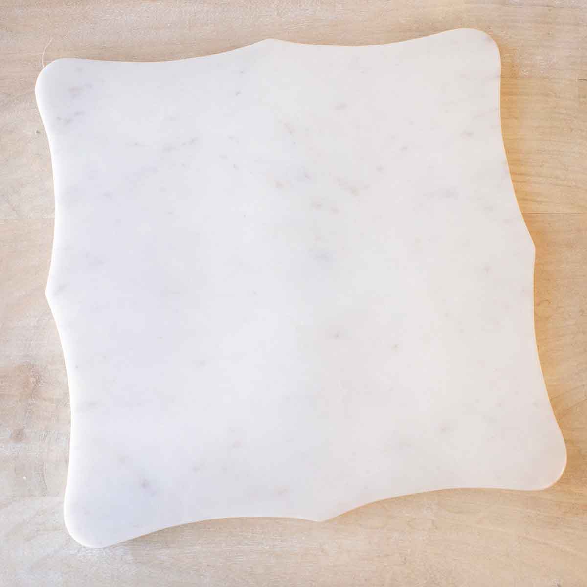 Marble Serving Board   White   12x12 - TheBOX