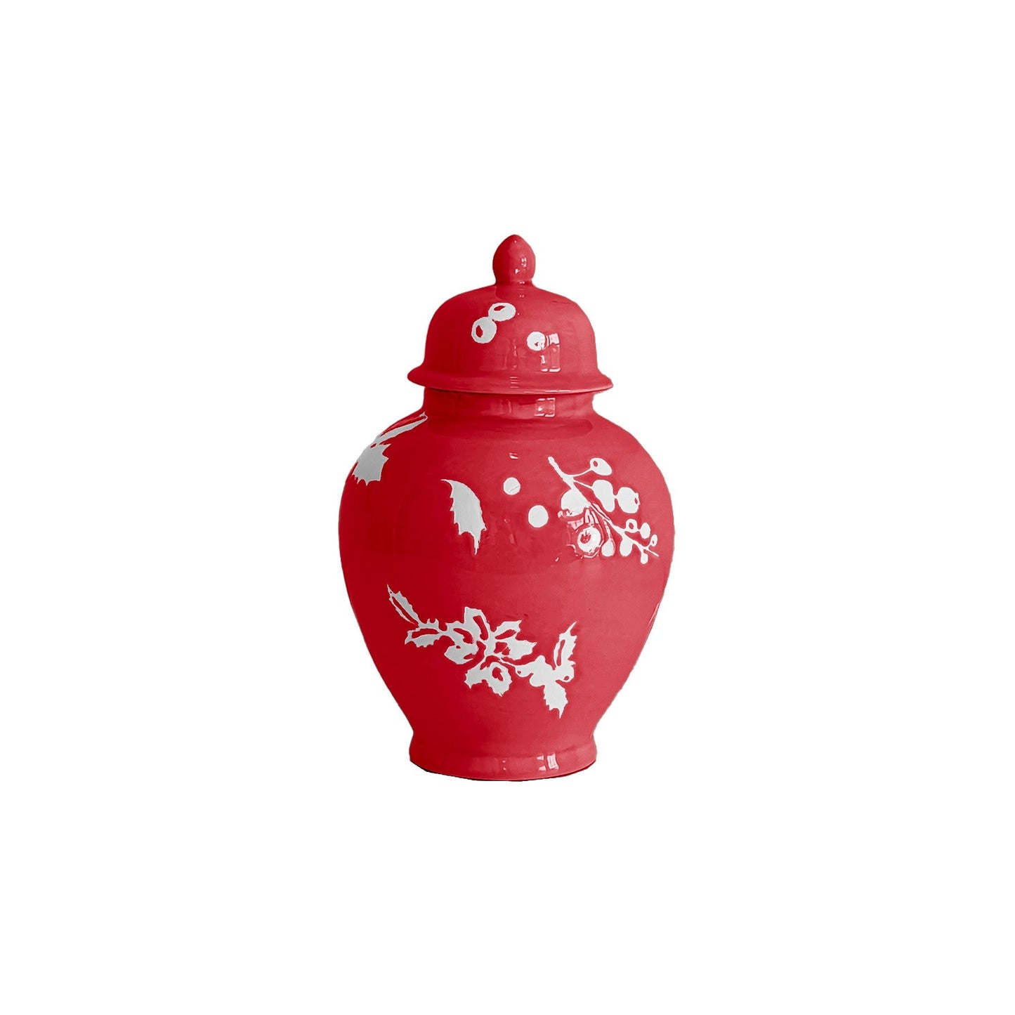Deck the Halls Ginger Jars in Red - TheBOX