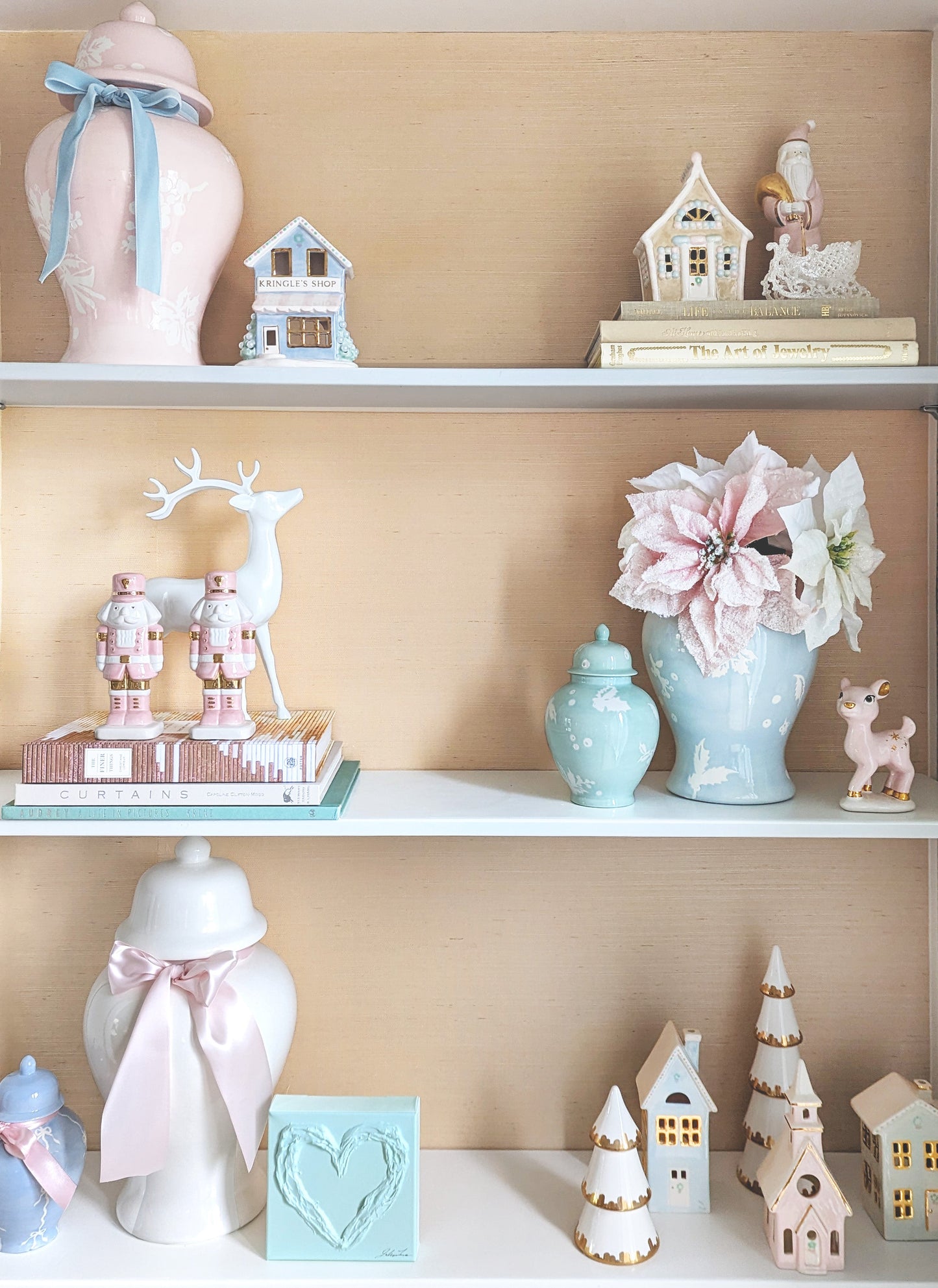 Deck the Halls Ginger Jars in Red - TheBOX